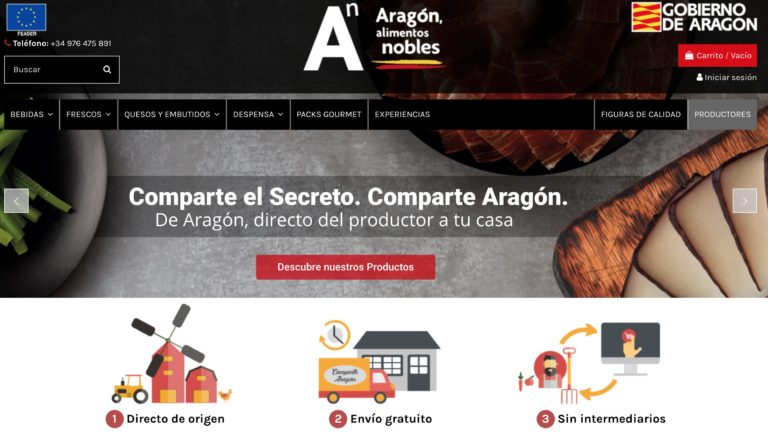 ‘Comparte Aragón’, la tienda online de productos aragoneses con la que sorprenderás esta Navidad