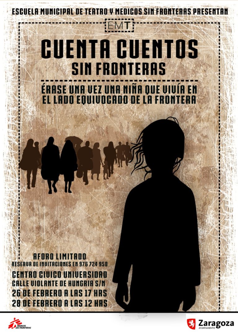 El ciclo ‘Cuentacuentos Sin Fronteras’ une al teatro y la solidaridad con las personas refugiadas