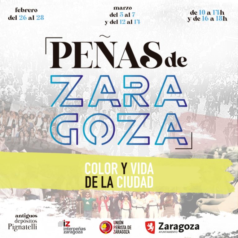 Interpeñas, Unión Peñista y el Ayuntamiento de Zaragoza presenta la exposición ‘Peñas de Zaragoza. Color y vida de la ciudad’