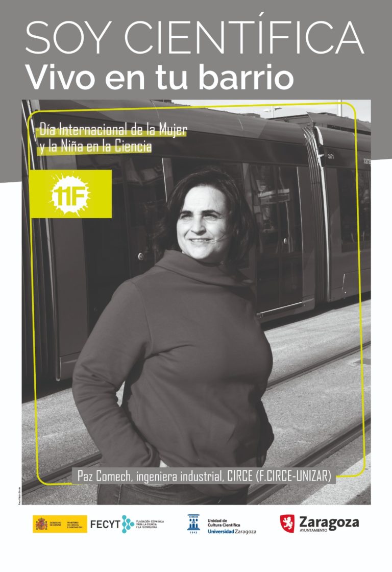 “Soy Científica. Vivo en tu barrio” campaña organizada por Ayuntamiento de Zaragoza y FECYT para romper estereotipos