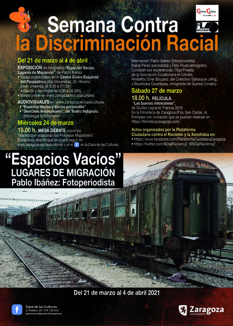 Casa de las Culturas del Ayuntamiento de Zaragoza organiza la Semana contra el racismo