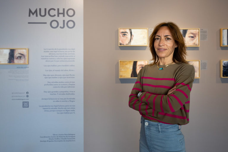 Rosa Balaguer expone su obra “Mucho ojo” en el espacio Lienzo Abierto del Centro de Historias