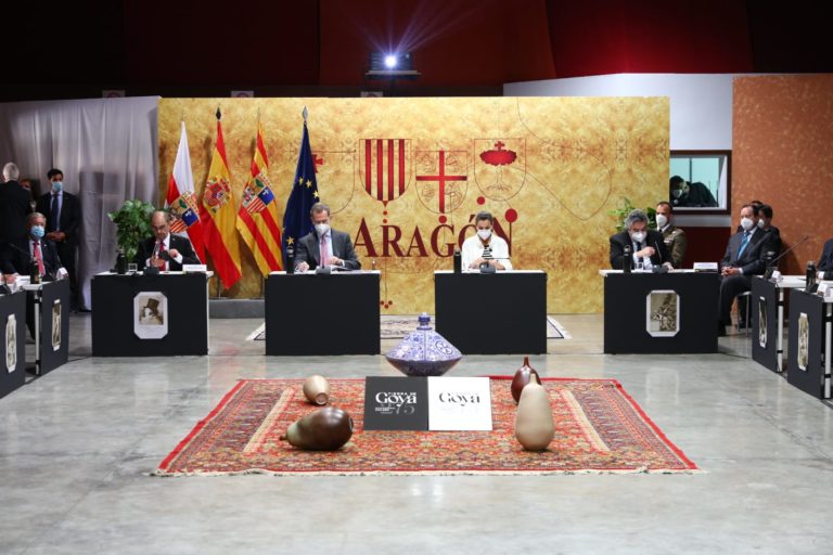 Fuendetodos celebra el 275 aniversario de Goya junto a los Reyes de España