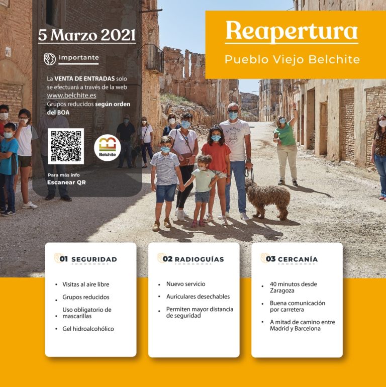 Belchite recupera las visitas guiadas al Pueblo Viejo el 5 de marzo