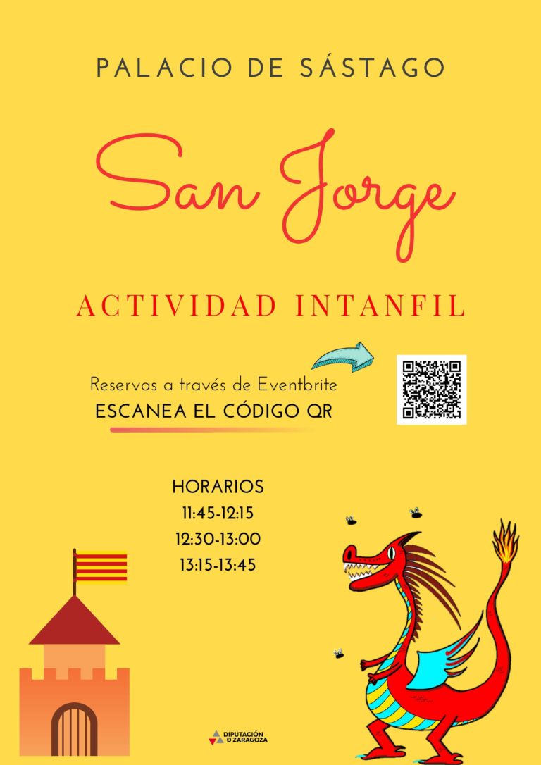El palacio de Sástago de la Diputación de Zaragoza ofrece visitas guiadas para niños y adultos ambientadas en San Jorge