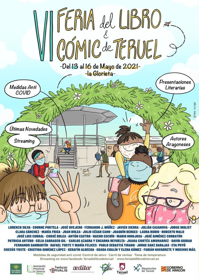 VI Feria del Libro y el Comic de Teruel se celebra entre el 13 y el 16 de mayo en la Glorieta