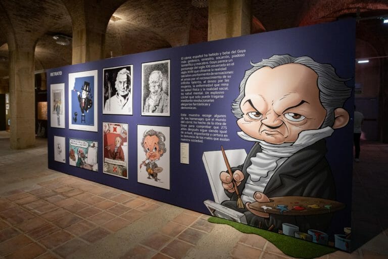 “El cómic y Goya. Una muestra de veneración” en los Antiguos Depósitos Pignatelli, Zaragoza