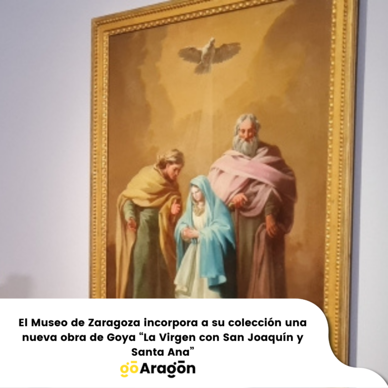 El Museo de Zaragoza incorpora a su colección una nueva obra de Goya “La Virgen con San Joaquín y Santa Ana”