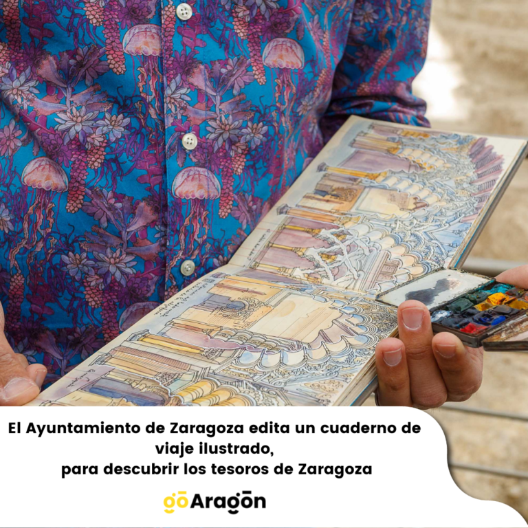 El Ayuntamiento de Zaragoza edita un cuaderno de viaje ilustrado para descubrir los tesoros de Zaragoza