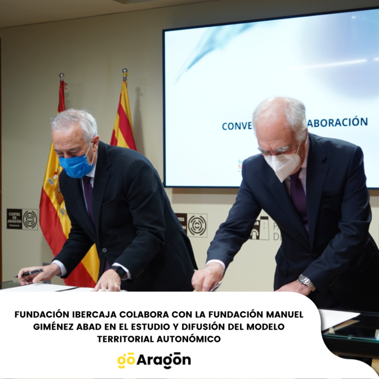 Fundación Ibercaja renueva el convenio de colaboración con la Fundación Giménez Abad