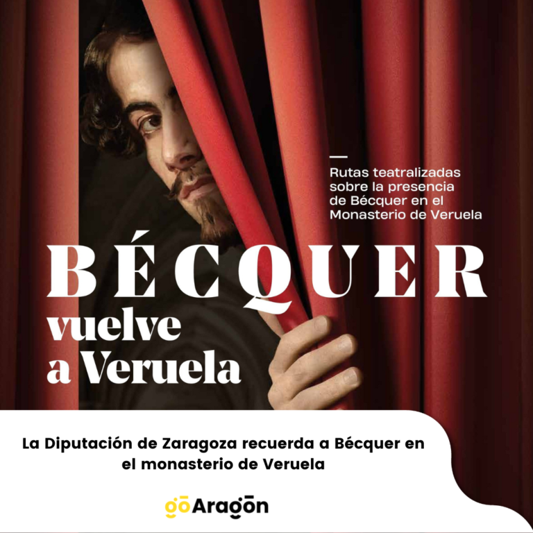 La Diputación de Zaragoza recuerda a Bécquer en el monasterio de Veruela
