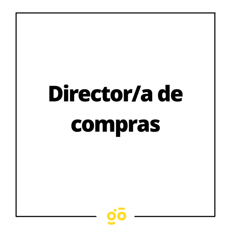 Oferta de empleo en Zaragoza: Director/a de compras