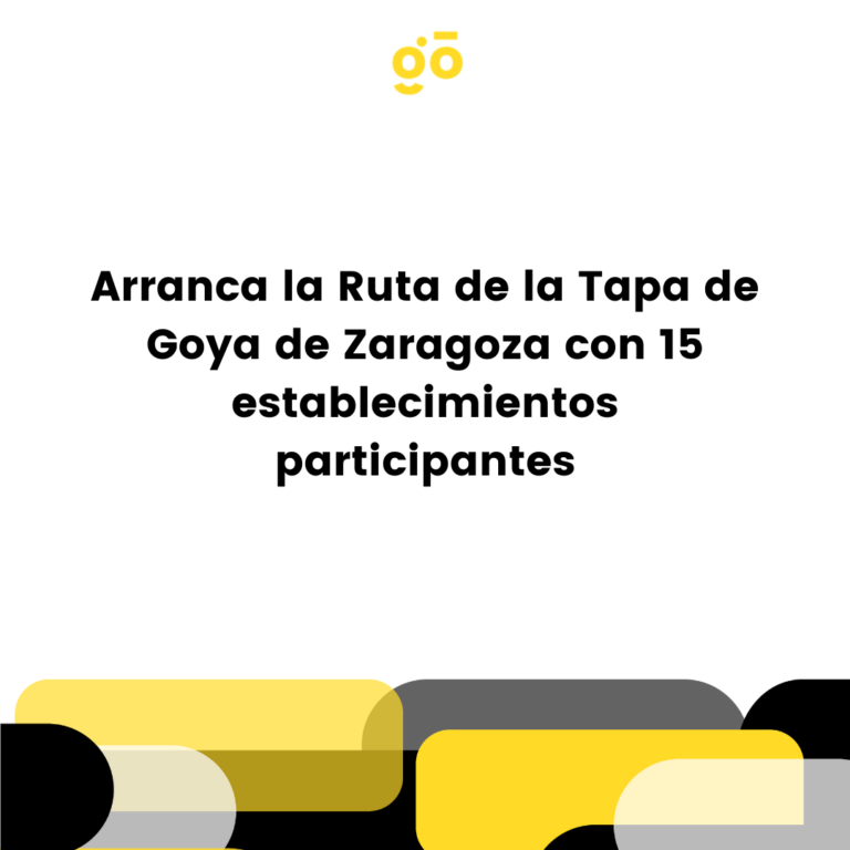 Arranca la Ruta de la Tapa de Goya de Zaragoza