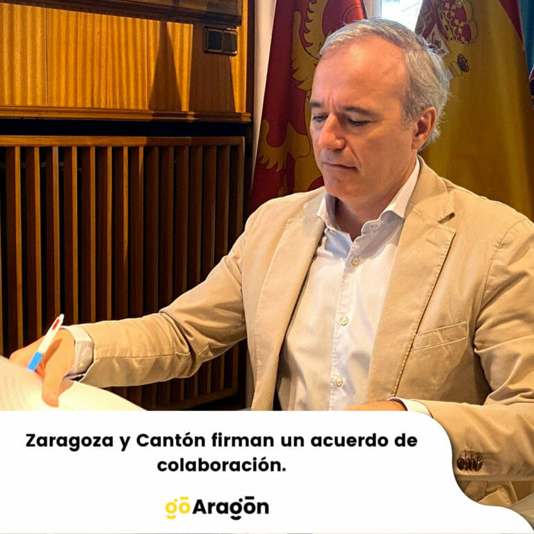 Zaragoza firma un acuerdo de colaboración con Cantón, la tercera ciudad de China