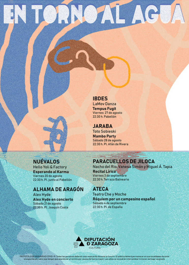 Los balnearios de Zaragoza se llenan de música, teatro y danza