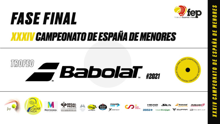 Puedes seguir el Streaming del Campeonato de España de Menores 2021 Babolat en GoAragon