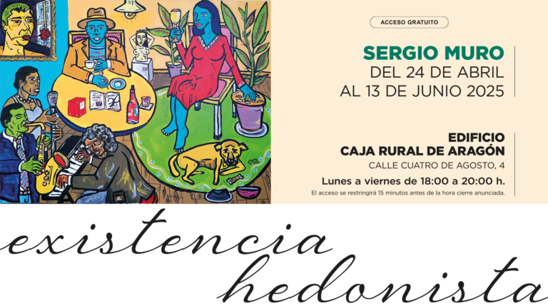 Sergio Muro presenta en Zaragoza su exposición “Existencia Hedonista”