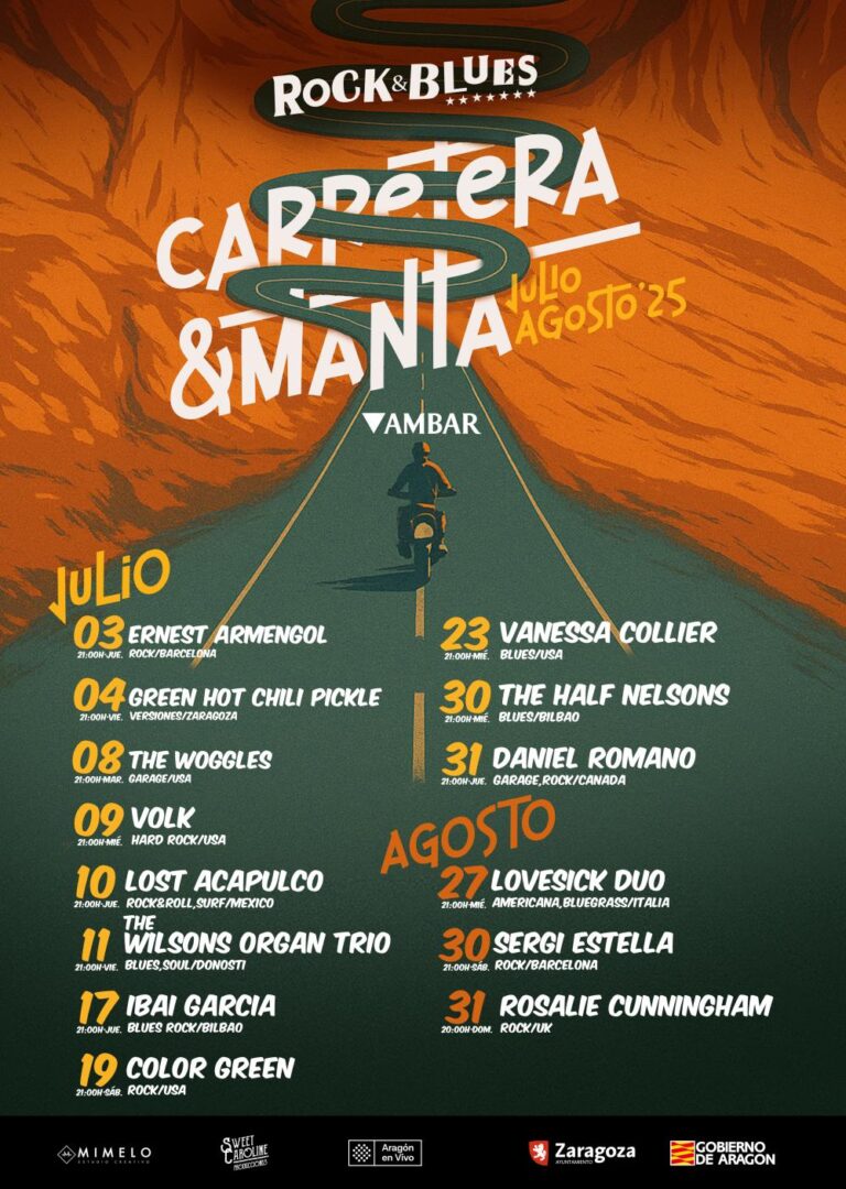 The Woggles, Volk, Lost Acapulco y The Wilsons Organ Trio, esta semana en el ciclo Carretera y manta del Rock & Blues