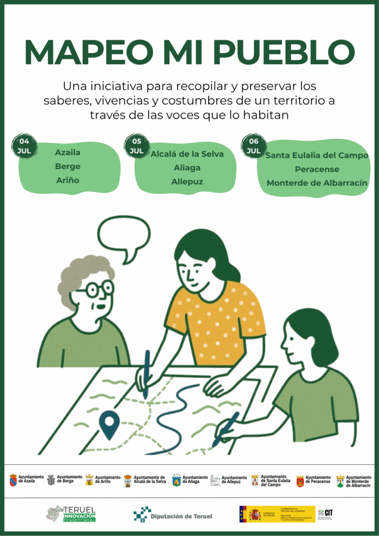 Iniciativa “Mapeo Mi Pueblo” preserva tradiciones en Teruel