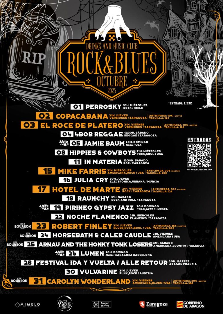 Rock & Blues de Zaragoza presenta el Bourbon Festival 2025