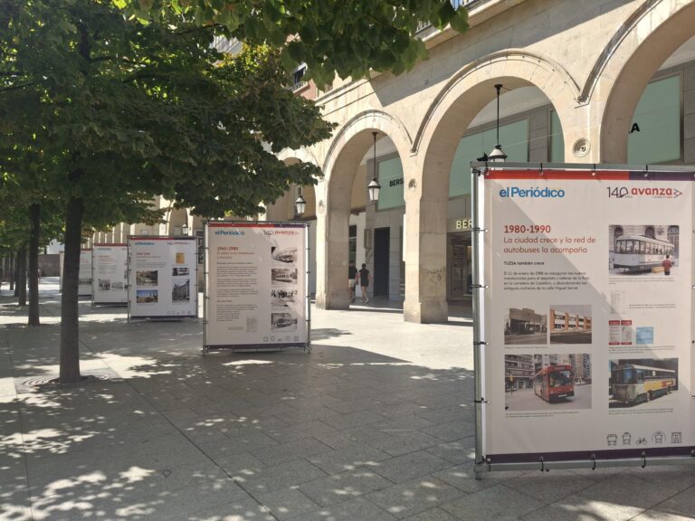 Avanza celebra 140 años de transporte público en Zaragoza