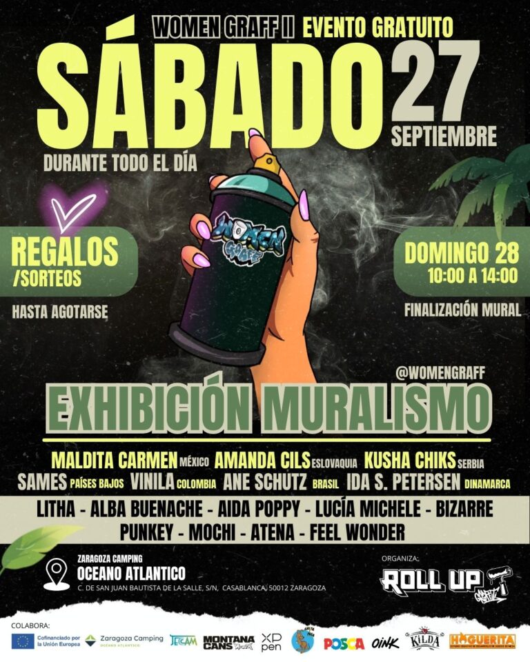 Women Graff visibiliza el talento femenino en Zaragoza