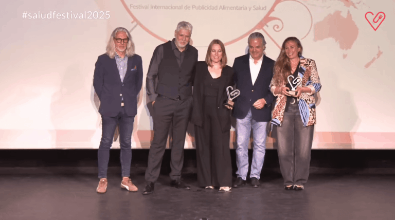 SinPalabras Creativos recibe dos premios en el FestivalSalud por campañas del Gobierno de Aragón en el ámbito de la salud