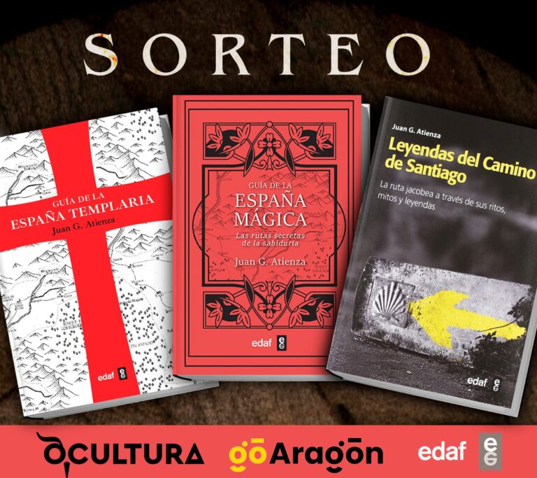 Sorteo Ocultura Zaragoza 2025: ¡Gana 3 libros imprescindibles de Juan G. Atienza!