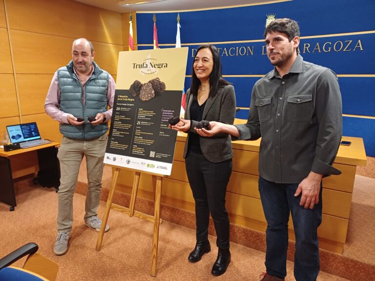 Las V Jornadas de la Trufa Negra de la Provincia de Zaragoza regresan con nueva ubicación para su mercado y mayor protagonismo del territorio