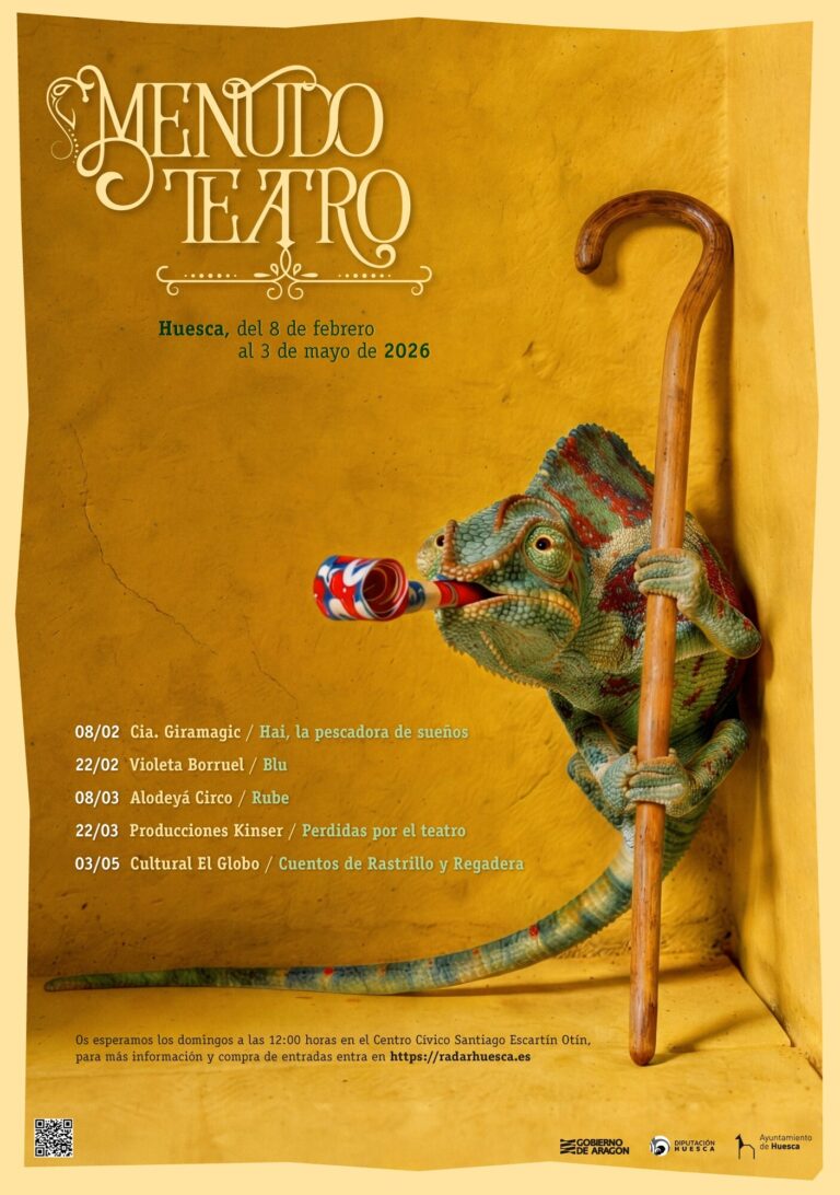 Huesca celebra el lanzamiento de Menudo Teatro 2026 el 8 de febrero