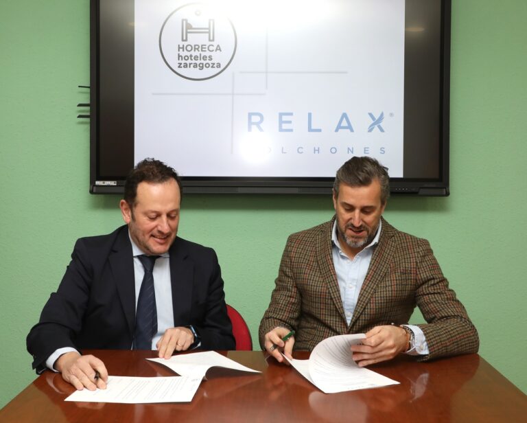 Horeca Hoteles Zaragoza y Colchones Relax sellan una alianza para elevar la calidad del descanso en el sector hotelero