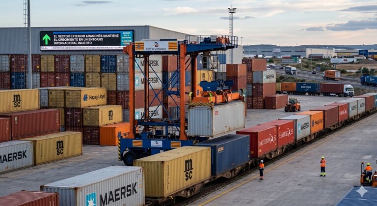 El sector exterior aragonés mantiene el crecimiento en un entorno internacional incierto