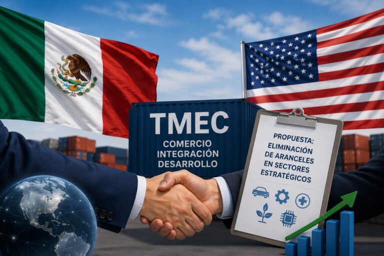 Méjico propondrá a EE. UU. la eliminación de aranceles en sectores estratégicos durante la revisión del TMEC