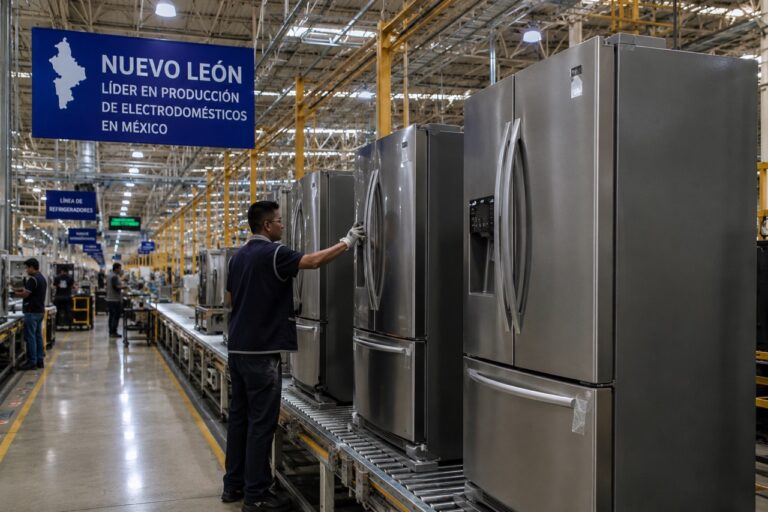 Nuevo León se afianza como líder en la producción de electrodomésticos en Méjico