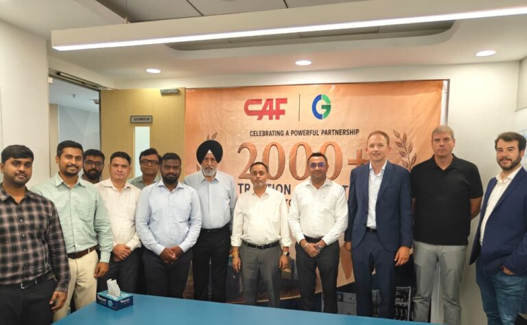 CAF supera las 2.000 locomotoras equipadas con su tecnología de tracción en India