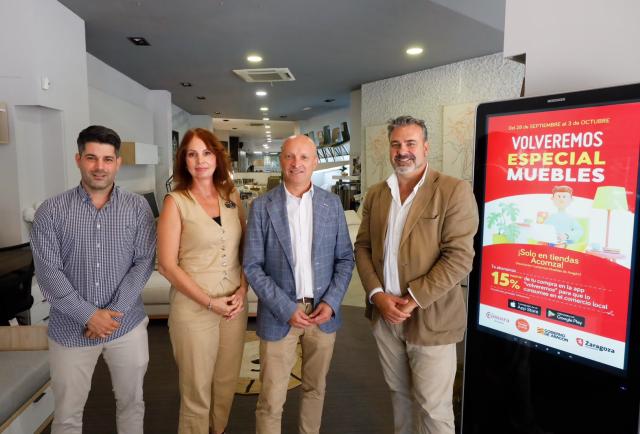 Volveremos activa campaña del mueble en Aragón del 28 de septiembre al 3 de octubre Volveremos activa campaña del mueble en Aragón del 28 de septiembre al 3 de octubre - Imagen relacionada con "Descubre la campaña del mueble en Aragón del 28 de septiembre al 3 de octubre, con 54 tiendas participantes y un 15% de ahorro en tus compras."