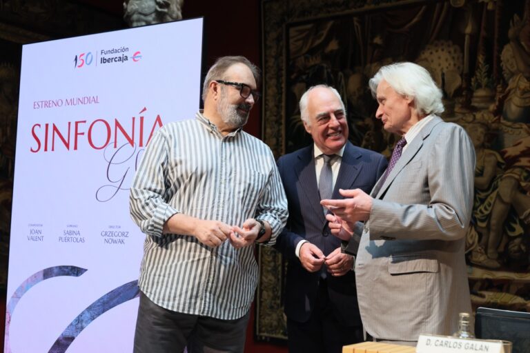 Estreno de la Sinfonía Goya en Zaragoza por el 150 aniversario de Ibercaja
