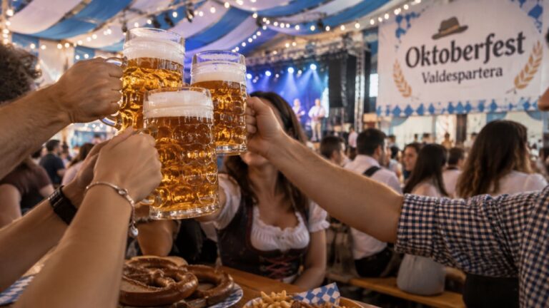 La Oktoberfest de Valdespartera 2026 estrena carta: cerveza a 13 euros y comida desde 3