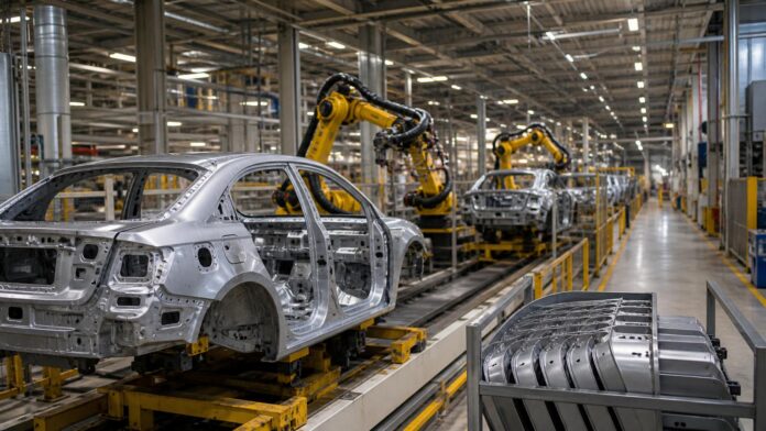 Hyundai invertirá 15.500 millones de dólares en India hasta 2032 Imagen editorial ilustrativa sobre Hyundai invertirá 15.500 millones de dólares en India hasta 2032