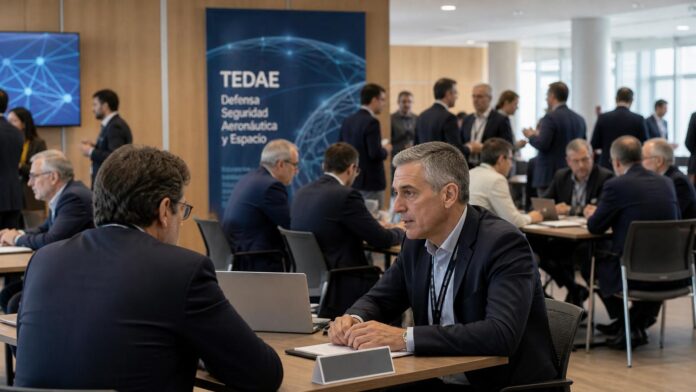 Tedae reúne a 87 empresas para integrar a las pymes de defensa Imagen editorial ilustrativa generada mediante inteligencia artificial sobre Tedae reúne a 87 empresas para integrar a las pymes de defensa